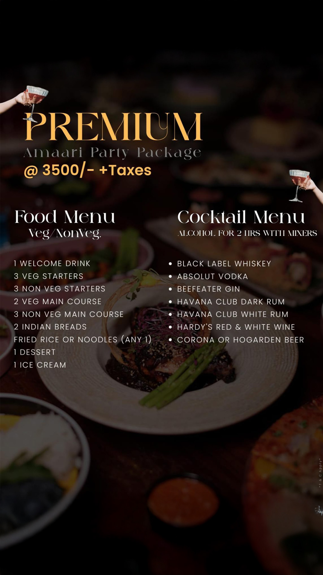 Premium Party Package in Malad West – ₹3500